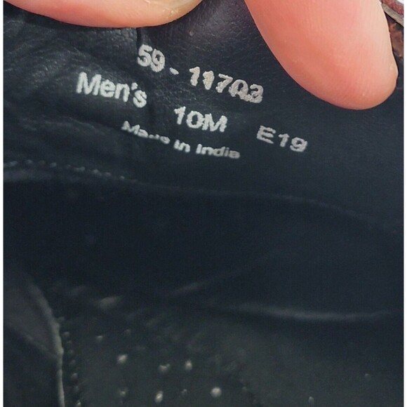 JOHNSTON & MURPHY Men's Size 10 Novick Brown Cap Toe Lace Up Shoes Oxfords EUC - Picture 8 of 9